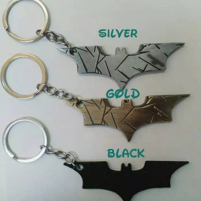 Gantungan Kunci Keychain Batman Superman Captain america