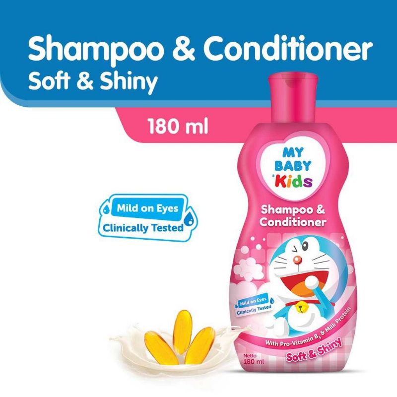 My Baby Kids Shampo Conditioner - My Baby Shampo Kondisioner Anak Pink Biru