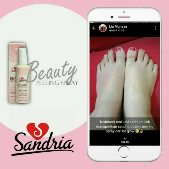 Lulur Pemutih Kulit Sandria Beauty best seller. Bpom