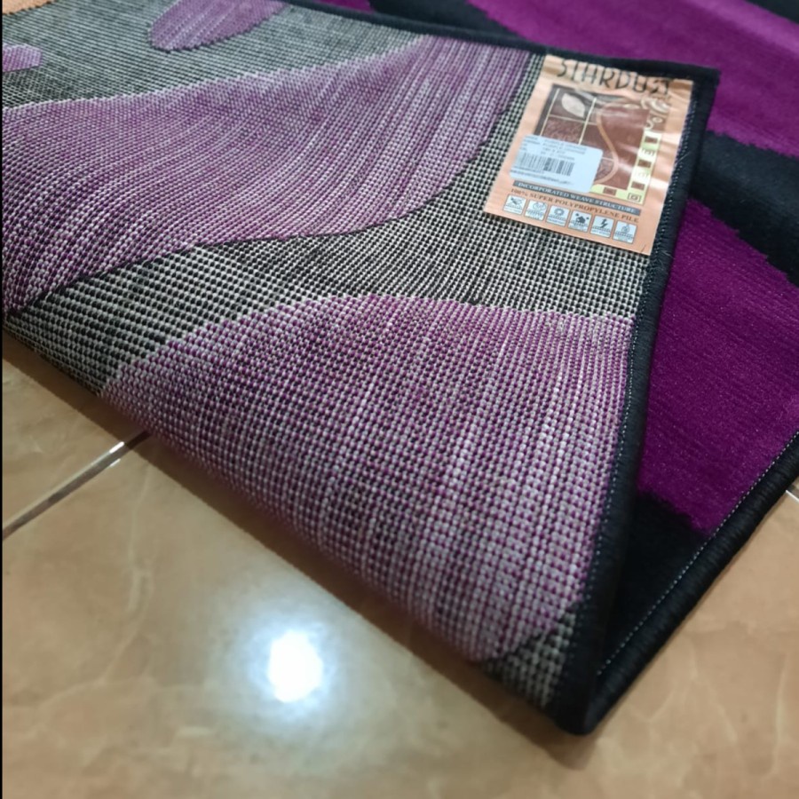 STARDUST Karpet Lantai 160x210 ST PURPLE ORANGE LIMITED EDITION-4