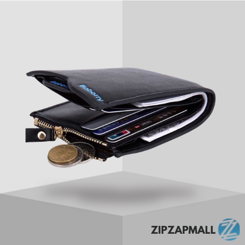 Dompet Kulit Klasik Pria / Dompet Kartu Uang Koin Harian Bulanan Kertas Atm Stnk Kulit Asli Pria Cow