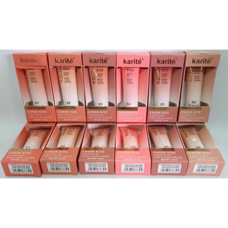 [PER 6PCS ]LIQUID BLUSH CHEEK KISS KARITE NO.68068-47