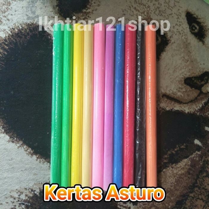

Senikertas- Kertas Asturo/Kertas Karton Asturo Warna - Merah -Kertas-Seni.