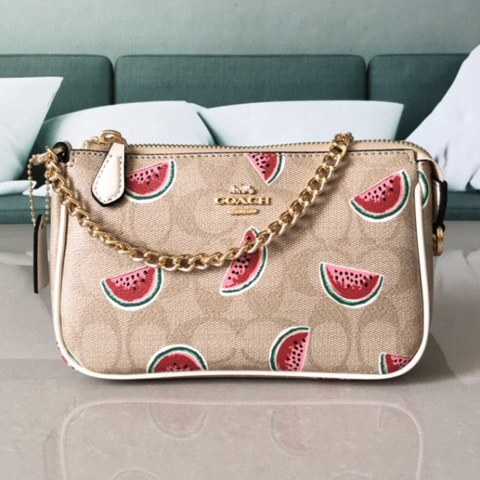 Tas Coach 3279 Lady's Handbag Cross-Body Bag Chain Bag