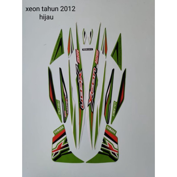 STRIPING XEON 2012 HIJAU BERKUALITAS