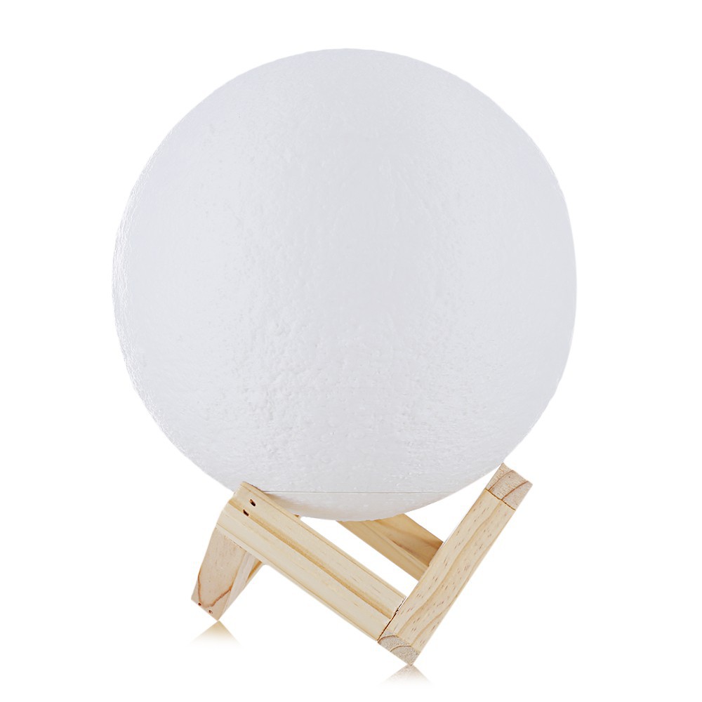 Grab Medan 15CM Lampu Tidur 3D Printed Moon Night Light Table Rechargeable Lamp LightMe 3DPML -