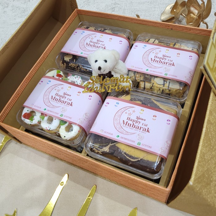 

Paket box hampers lebaran parcel idul fitri ramadhan kue kering 0180