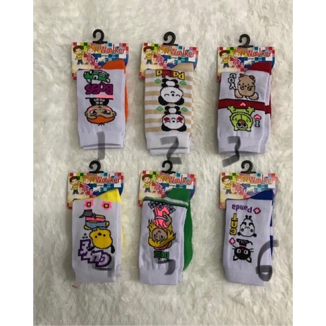 COD KAOS KAKI LUCU ANAK TK/SD WOLKER ANAK