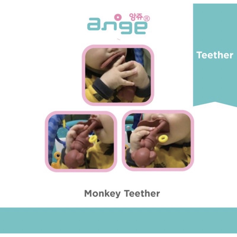 ANGE Monkey Teether - Gigitan bayi