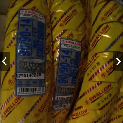 Ban luar 90/90-14 Street enduro merk swallow