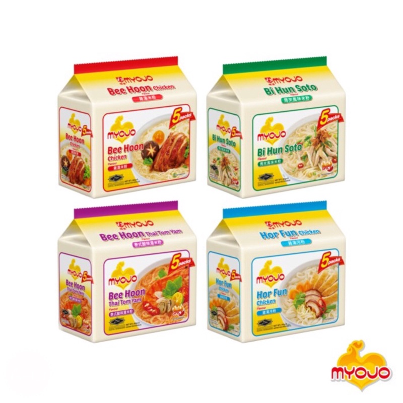 

Myojo Instant Bee Hoon Hor Fun Bihun isi 5bks