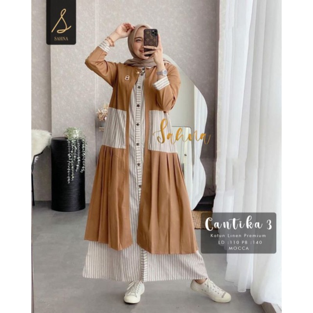 Gamis Wanita - Cantika 3 Dress by Sahna