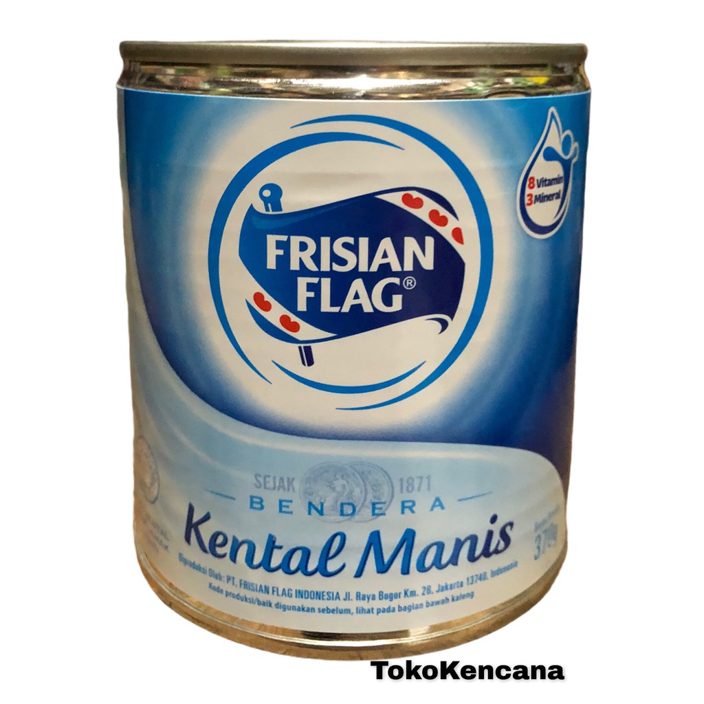 

Frisian Flag Susu Kental Manis Kaleng 370 ml (3pcs)