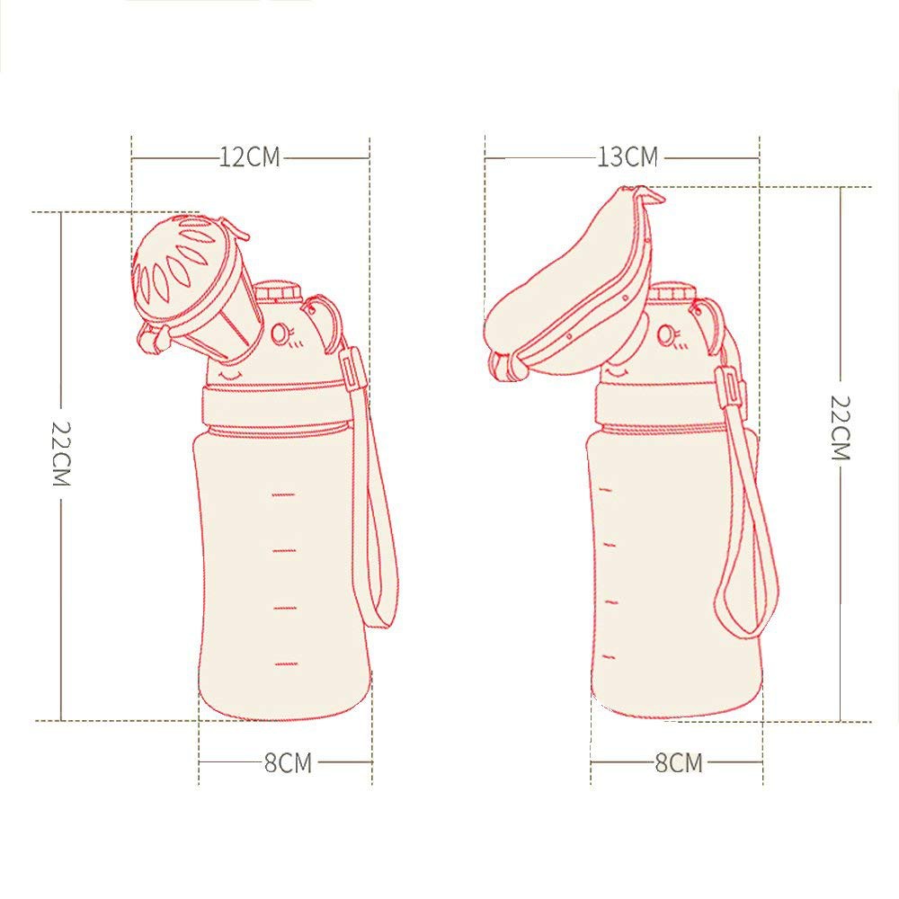 Travel potty pee bottle (girls / boys)