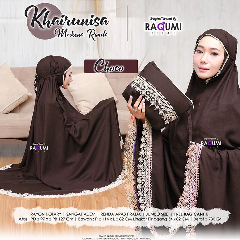 Mukena dewasa Raqumi Renda Khairunisa