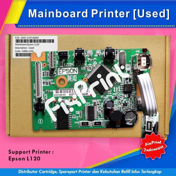 Mainboard Printer Epson L120 Original Board Assy Epson L120 Motherboard Printer L120