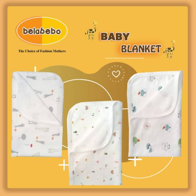 Belabebo Baby Blanket - Selimut Bayi - Bamboo Cotton