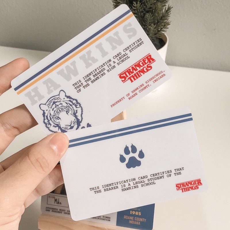 

Stranger Things ID Card by Chouettecraft