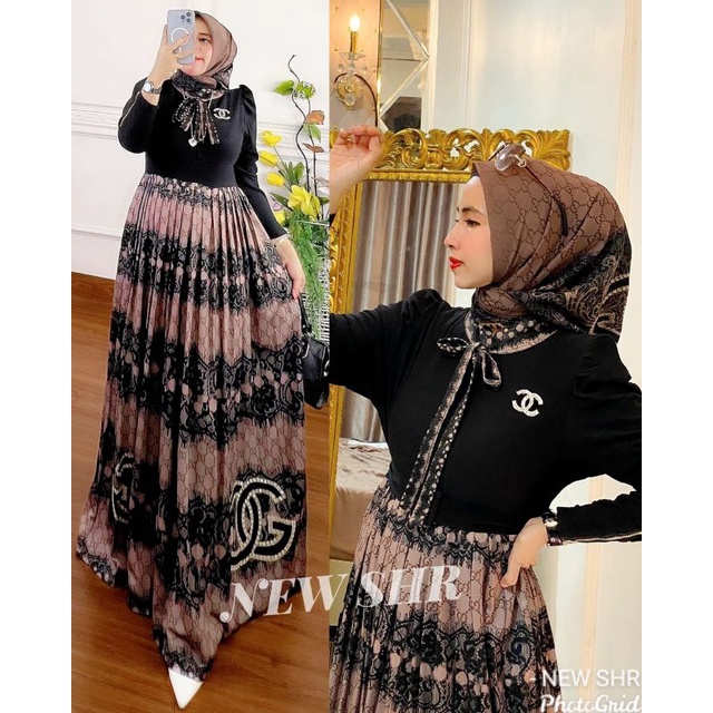 READY NEWW ORY SHR MAXI DRESS U REMPEL-2