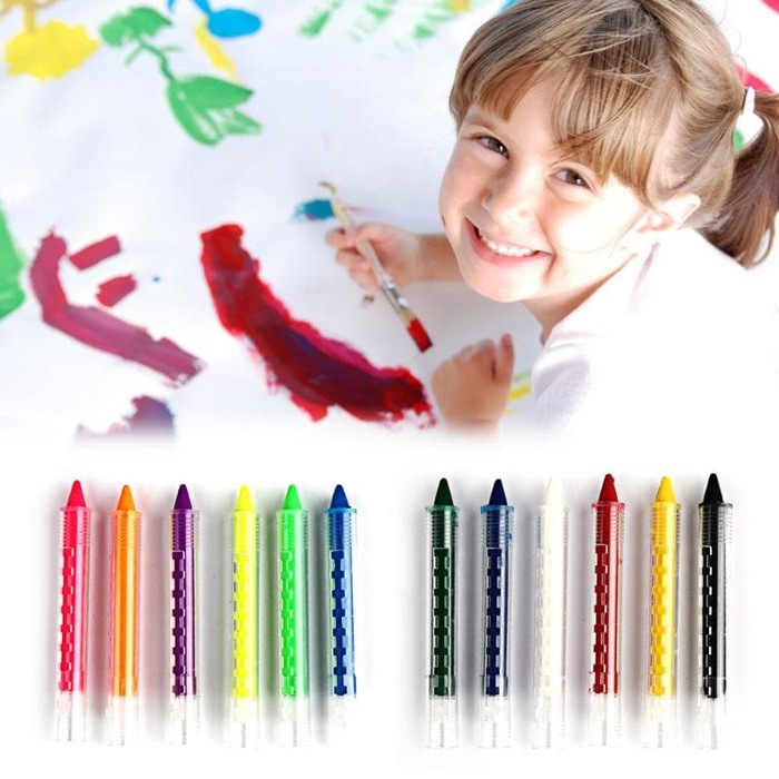 Face Paint Stick - Crayon Lukis Wajah (6pcs)