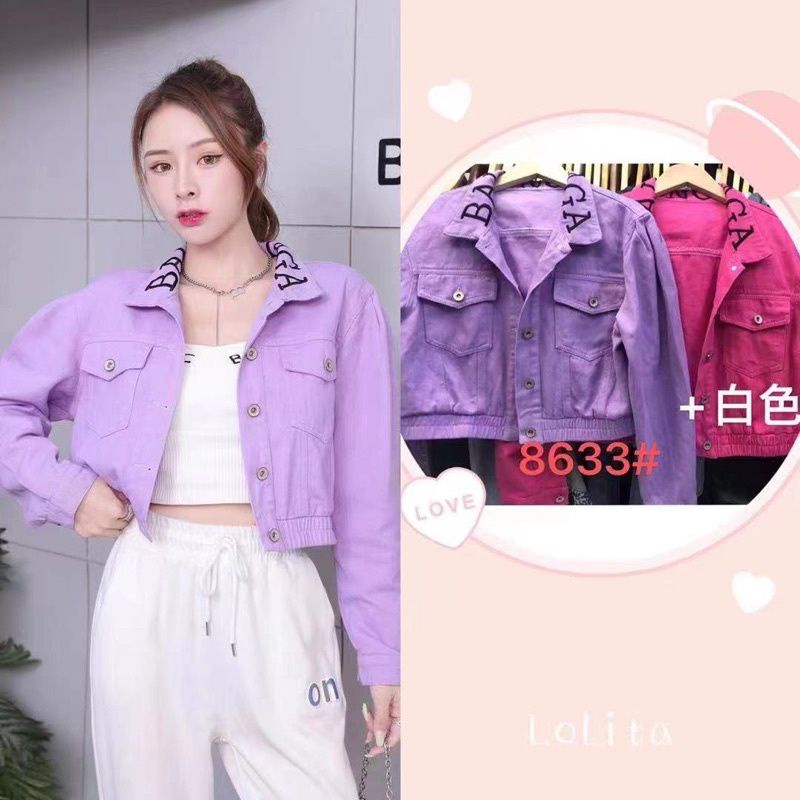 jaket Premium Balenciaga Crop 8633