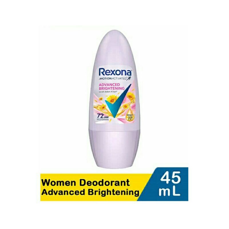 Rexona Deodorant Roll On WomenAdvaced Brightening 45MI