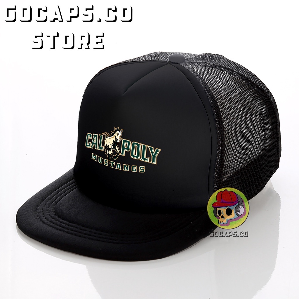 Calpoly Mustangs / NBA / Topi Basket / Basketball / Topi Jaring / Topi Jaring Distro / Topi Jaring Premium / Topi Jaring Distro Premium / Topi Snapback / Topi Snapback Jaring / Snapback Basket / Gocaps