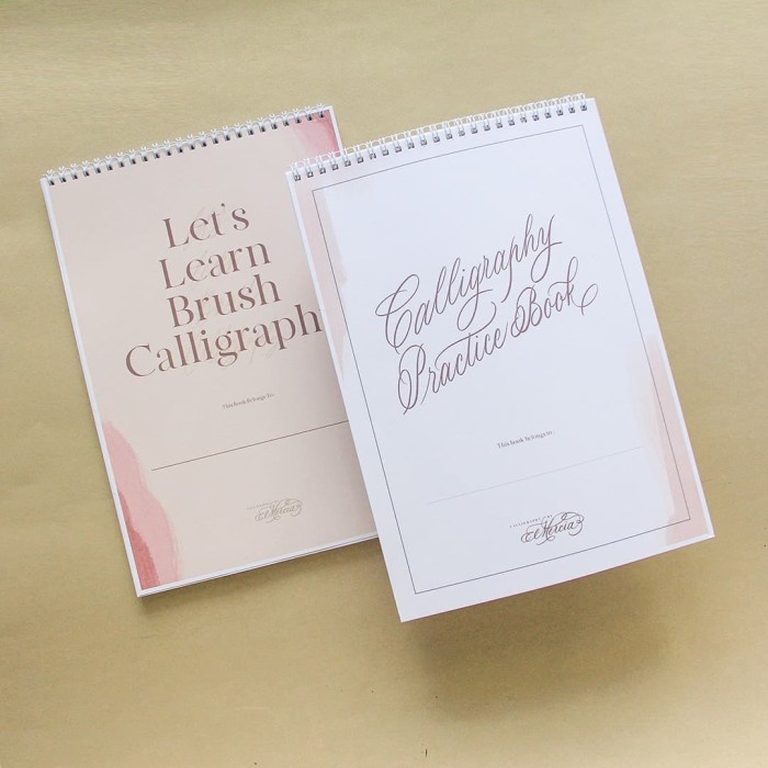 

Brush Calligraphy Learning KIt Bundle