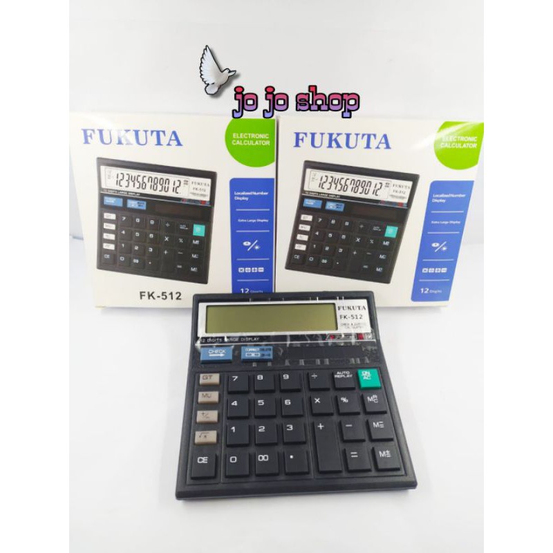 

Kalkulator Elektronik/Electronic Calculator Fukuta (FK-512)