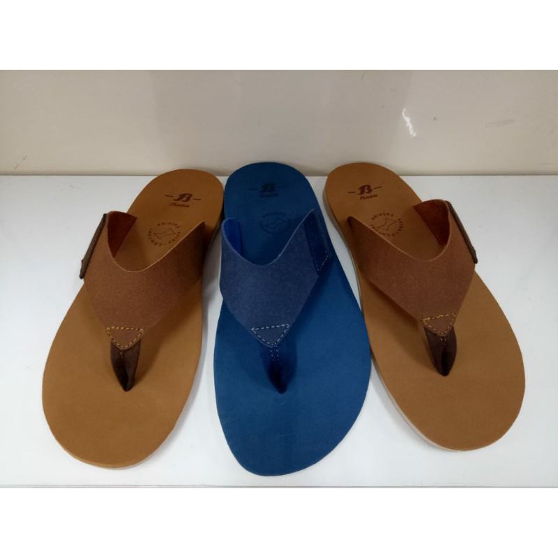 sandal jepit bata pria dewasa, original bata bahan kulit sintetis