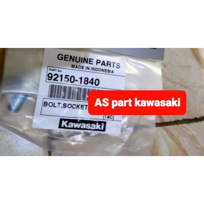 baut bolt braket kaliper belakang Ninja R RR KLX Dtracker 150 original