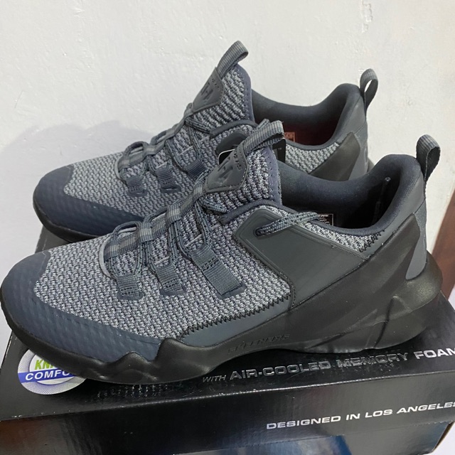 skechers DLTA black gray women