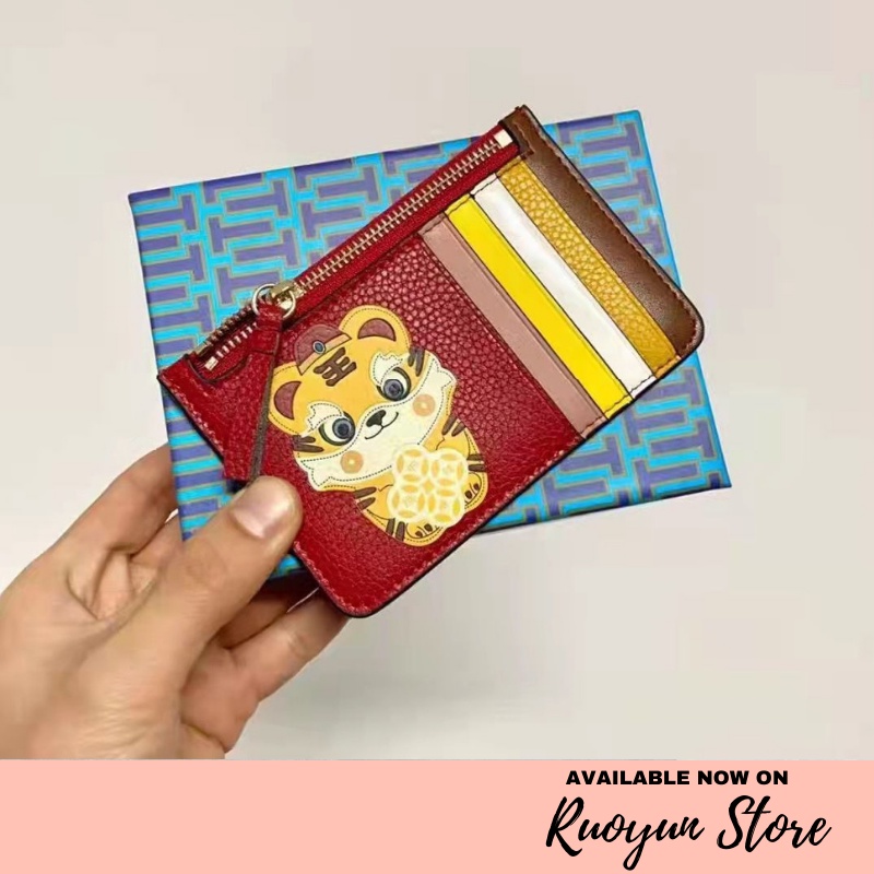 RYX - Tiger Red Dompet Lipat Kartu Wanita Fashion Casual - Ori Import