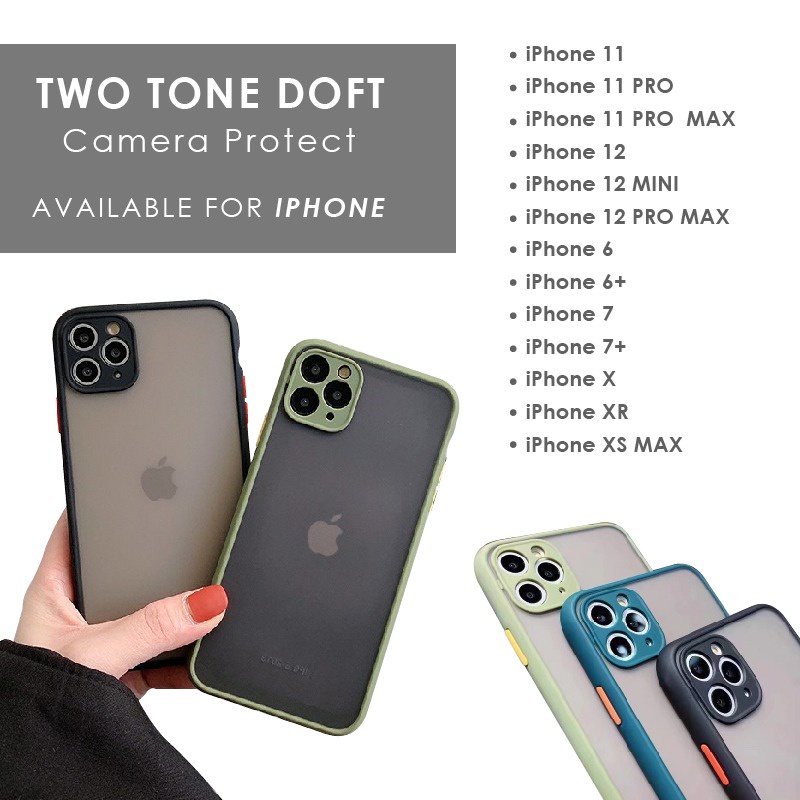 IPHONE 12 MINI SOFT CASE DOVE MATTE PLUS PELINDUNG CAMERA CASE HP