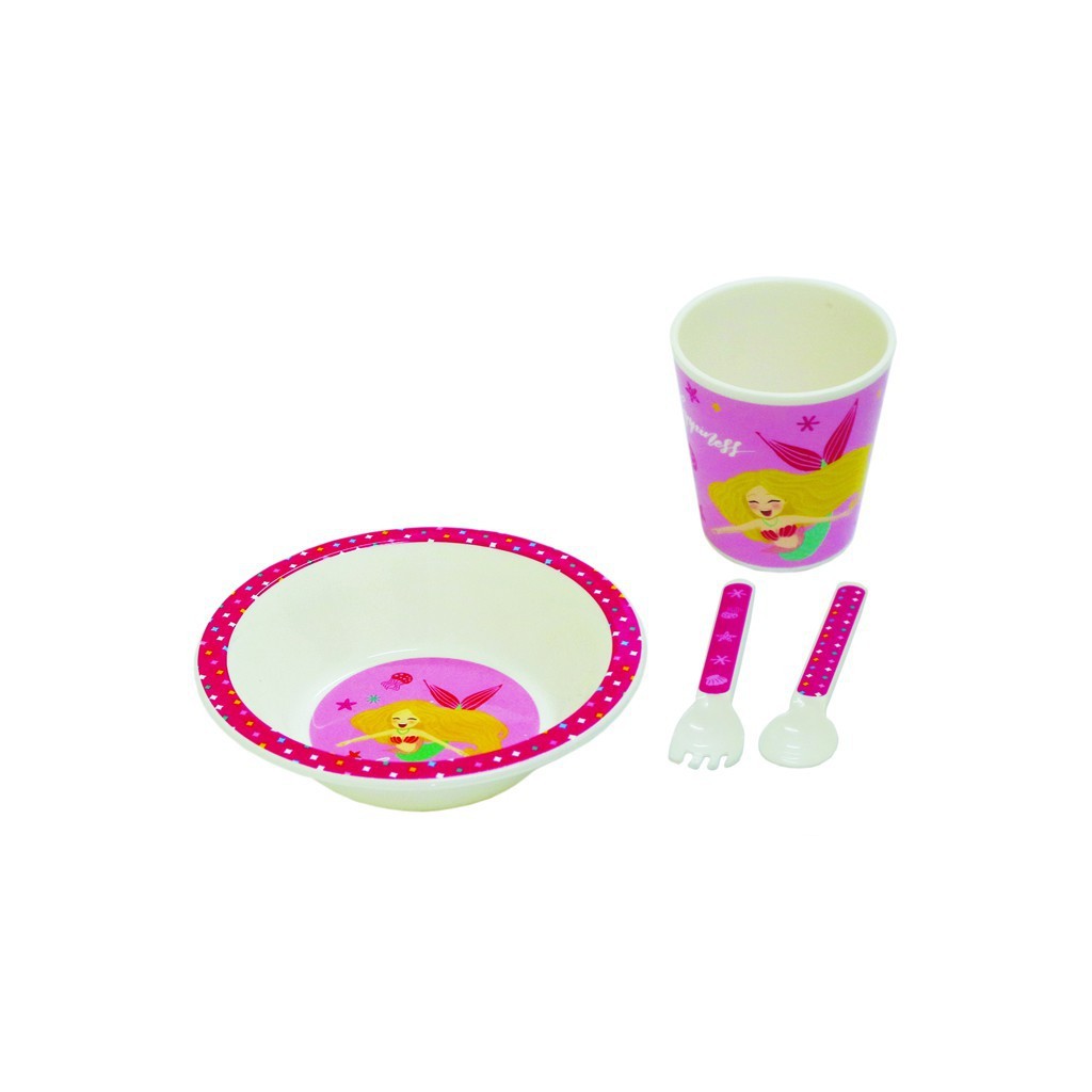 Baby Safe FS64 Set Meal 4 pcs | Set Peralatan Makan Bayi