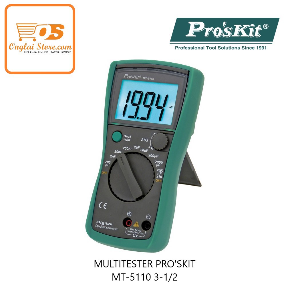 MULTITESTER PRO'SKIT MT-5110 3-1/2 ORIGINAL