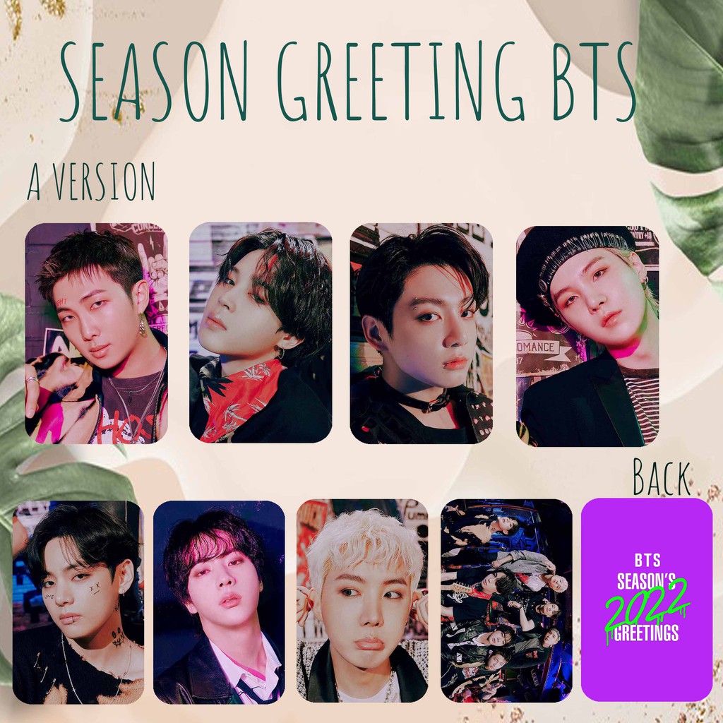 BTS SEASON GREETING 2022 PHOTOCARD (UNOFFICIAL)