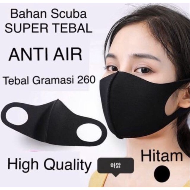 MASKER POLOS BAHAN MURAH SCUBA MASKER KAIN POLOS MASKER MURAH MASKER BAHAN SCUBA