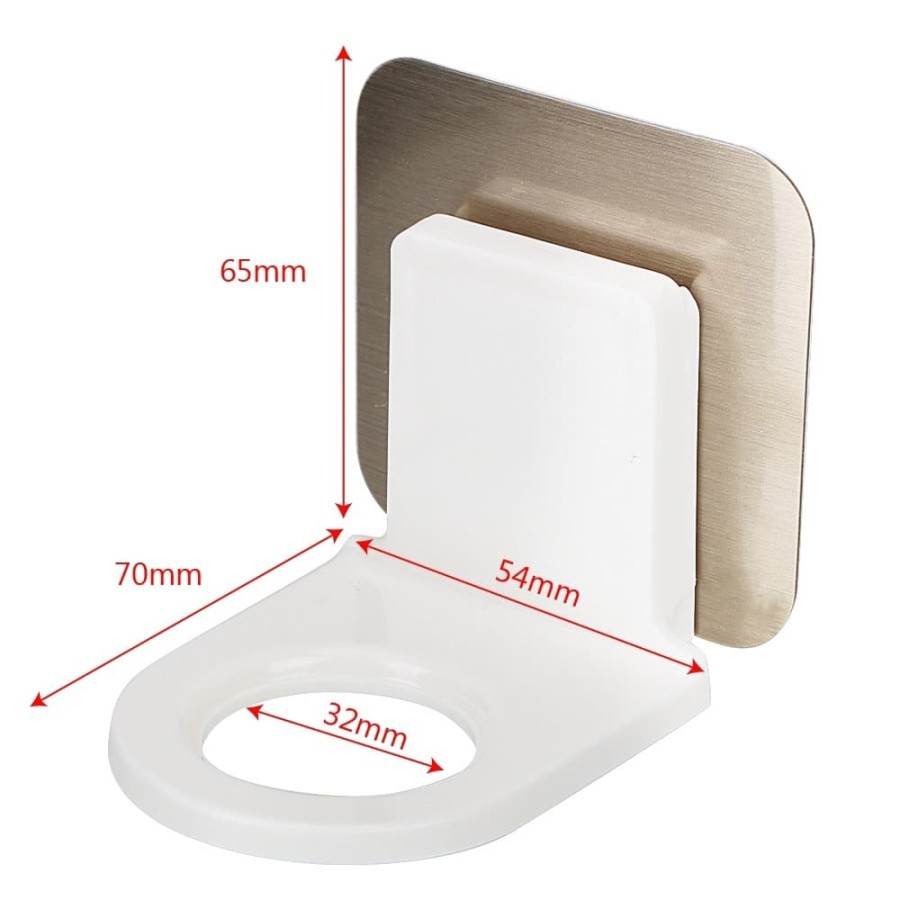 Gantungan Botol Sabun Holder Botol Shampoo Pengait Dispenser Tempel