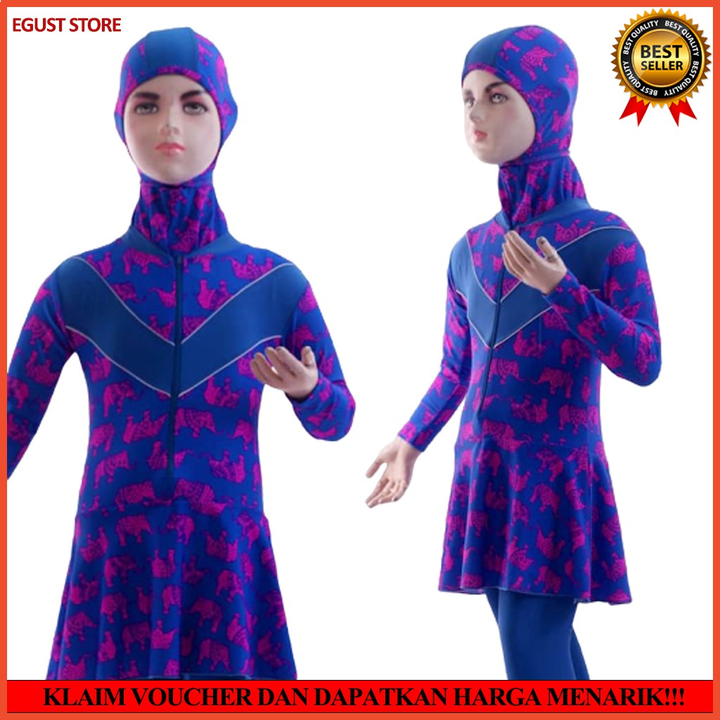 PROMO Baju  Renang  Anak  Muslim Muslimah  Usia 2 6 Tahun 