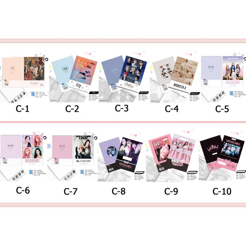 

bookmark bt21 & Bangtan & stray kids 32 pages