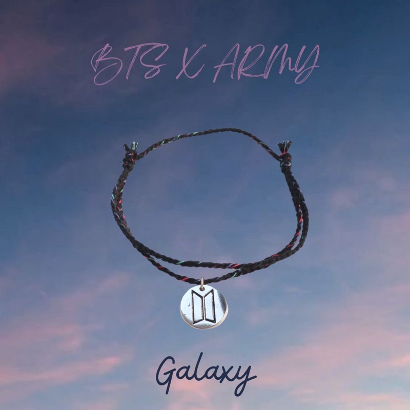 Gelang BTS X ARMY loliastuff Kepang sliding knot adjustable (gelang braided/ gelang bracelet/ merchandise kpop/ gelang unisex)