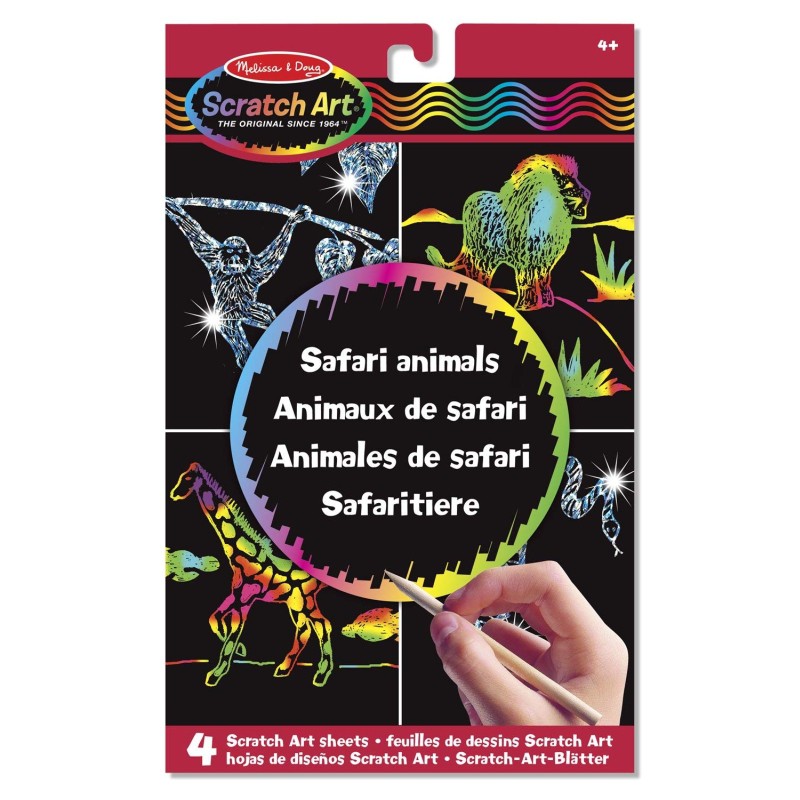 

Melissa & Doug Scratch Art Safari Animal / MD-15916