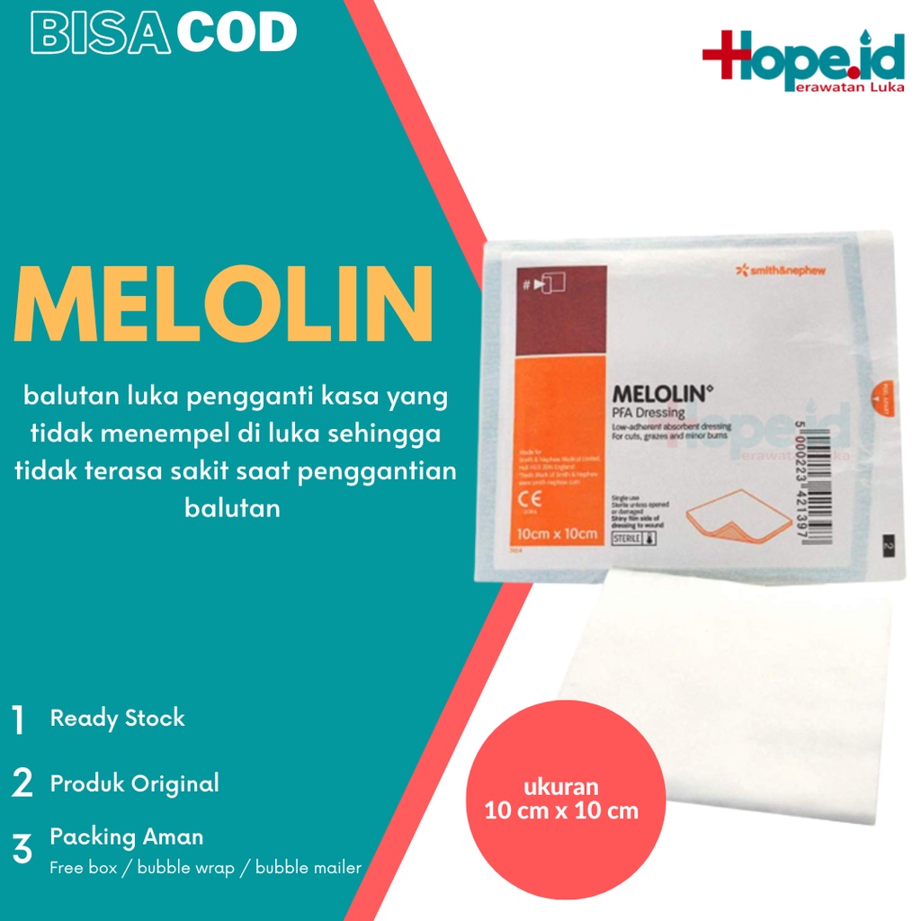 Melolin / Pembalut Luka pengganti kassa | Dermafix Pad