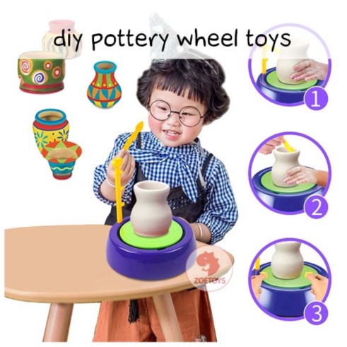 

Zoetoys DIY Pottery Wheel Toys mainan edukasi mainan anak - playset Diskon