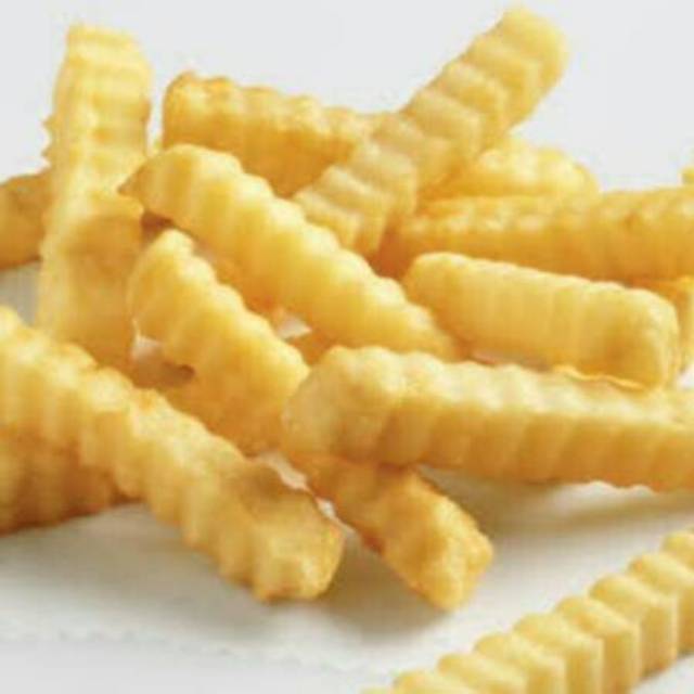 

kentang goreng crinckle french fries 12 mm 2 kg grade AA