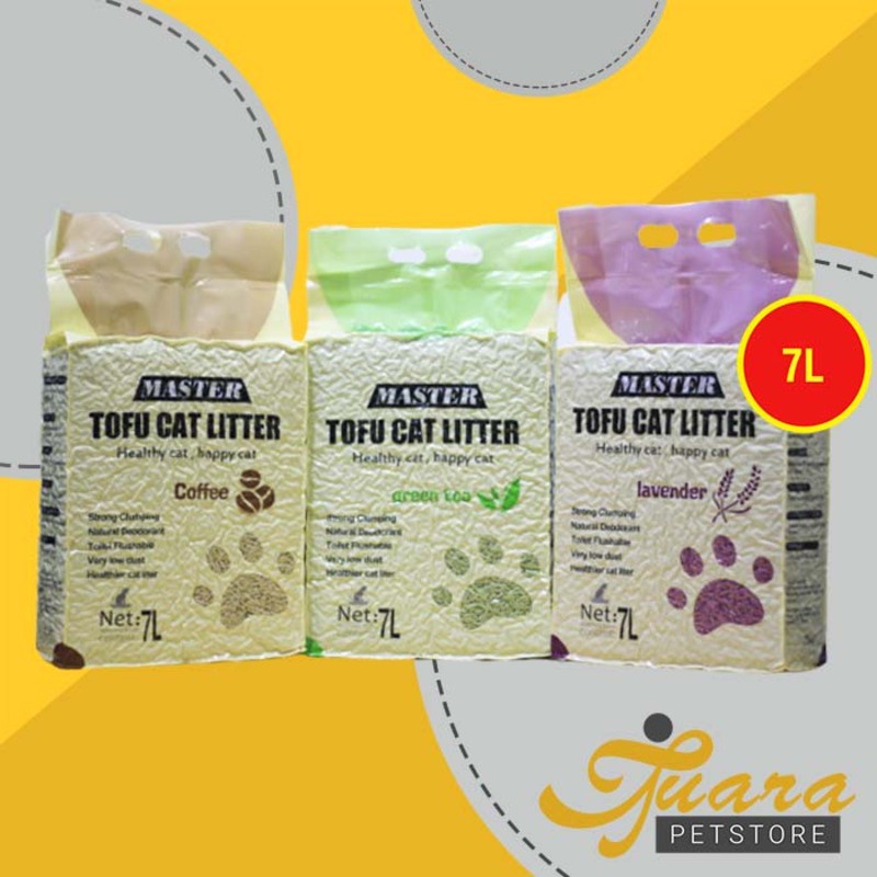 Master Tofu Soya Cat Litter Pasir Gumpal Kucing 7 Litter