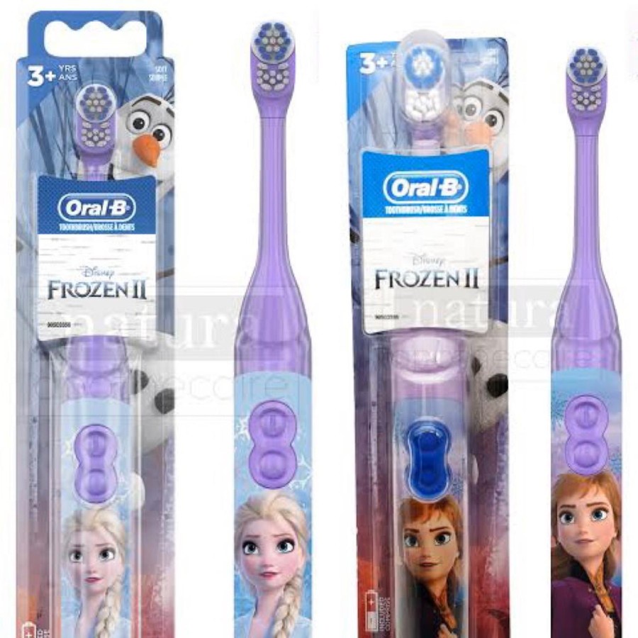 Makassar - Oral B PRO HEALTH JUNIOR DISNEY - Sikat Gigi Elektrik Anak Baterai - ANNA FROZEN II