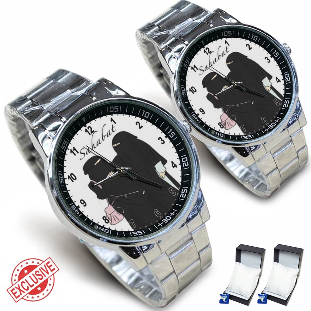 Jam Tangan Rantai Couple HIJAB MOTIF - 2 (Nice)