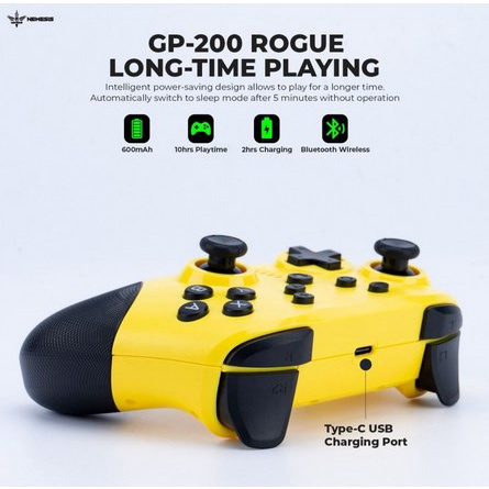 ITSTORE Gamepad Joystick NYK GP-200 ROGUE GP200 GP 200 Wireless Bluetooth